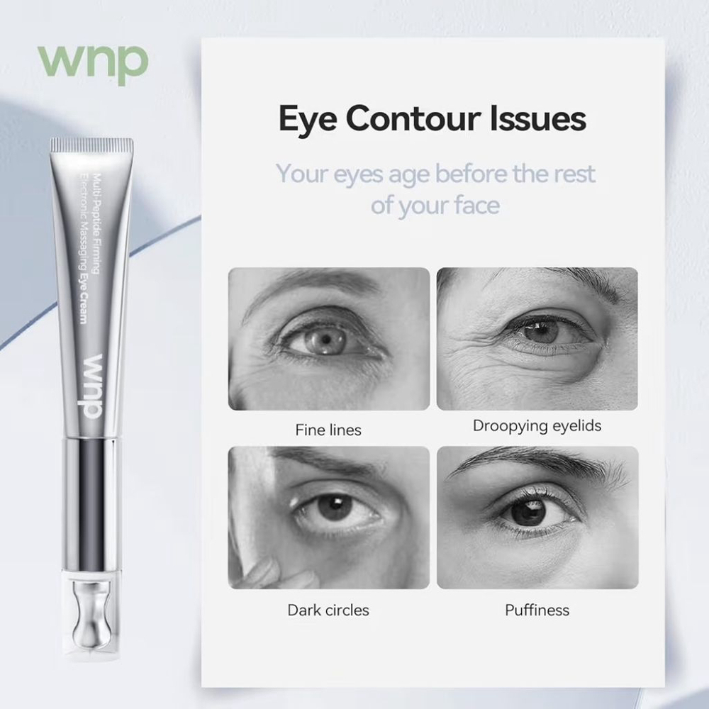 WNP Multi-Peptide Firming Electronic Massaging Eye Cream Firm Brighten Depuff - Picture 13 of 15